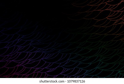 Light Multicolor, Rainbow vector  cover with spots. Blurred decorative design in abstract style with bubbles. The pattern can be used for aqua ad, booklets.