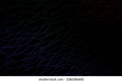 Light Multicolor, Rainbow vector  cover with spots. Modern abstract illustration with colorful water drops. Completely new template for your brand book.
