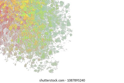 Light Multicolor, Rainbow vector cover with long lines. Glitter abstract illustration with colored sticks. The pattern can be used as ads, poster, banner for commercial.