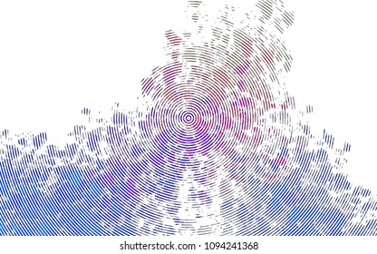 Light Multicolor, Rainbow vector cover with long lines. Shining colored illustration with narrow lines. The pattern can be used for busines ad, booklets, leaflets