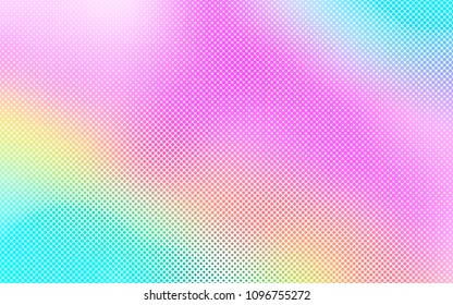 Light Multicolor, Rainbow vector  cover with spots. Glitter abstract illustration with blurred drops of rain. Completely new template for your brand book.