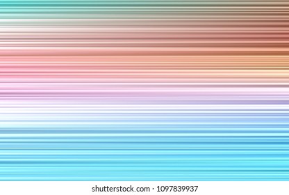Light Multicolor, Rainbow vector cover with long lines. Shining colored illustration with narrow lines. The template can be used as a background.
