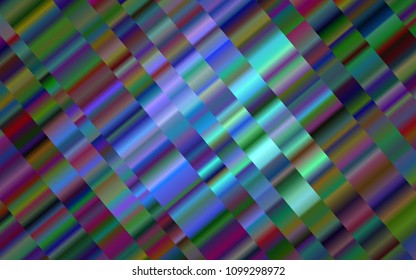 Light Multicolor, Rainbow vector cover with long lines. Shining colored illustration with narrow lines. Smart design for your business advert.
