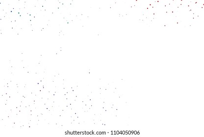 Light Multicolor, Rainbow vector  cover with spots. Modern abstract illustration with colorful water drops. Beautiful design for your business natural advert.