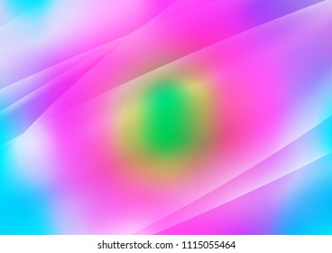 Light Multicolor, Rainbow vector cover with long lines. Decorative shining illustration with lines on abstract template. The pattern can be used for busines ad, booklets, leaflets