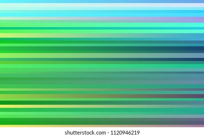 Light Multicolor, Rainbow vector cover with long lines. Lines on blurred abstract background with gradient. Best design for your ad, poster, banner.