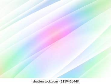 Light Multicolor, Rainbow vector cover with long lines. Shining colored illustration with narrow lines. Best design for your ad, poster, banner.