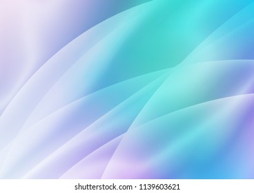 Light Multicolor, Rainbow vector cover with long lines. Lines on blurred abstract background with gradient. Smart design for your business advert.