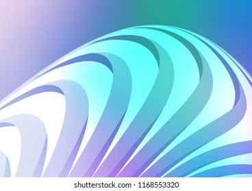Light Multicolor, Rainbow vector cover with long lines. Glitter abstract illustration with colored sticks. Smart design for your business advert.