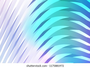 Light Multicolor, Rainbow vector cover with long lines. Shining colored illustration with narrow lines. The pattern can be used as ads, poster, banner for commercial.