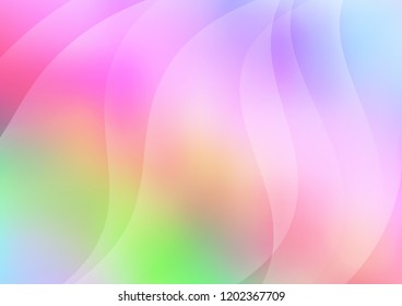 Light Multicolor, Rainbow vector cover with long lines. Glitter abstract illustration with colored sticks. Best design for your ad, poster, banner.