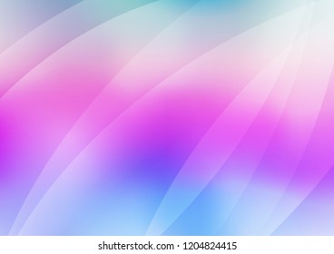 Light Multicolor, Rainbow vector cover with long lines. Glitter abstract illustration with colored sticks. The pattern can be used for busines ad, booklets, leaflets