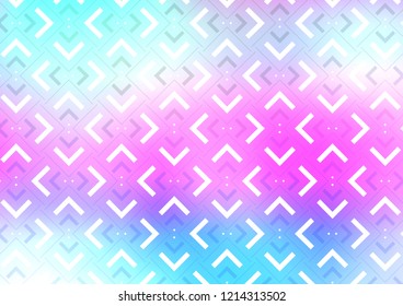 Light Multicolor, Rainbow vector cover with long lines. Decorative shining illustration with lines on abstract template. The pattern can be used for busines ad, booklets, leaflets