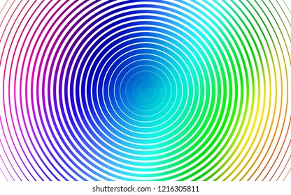 Light Multicolor, Rainbow vector cover with spots. Abstract illustration with colored bubbles in nature style. Pattern for ads, leaflets.
