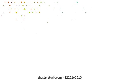 Light Multicolor, Rainbow vector cover in polygonal style. Modern abstract illustration with colorful triangles. Smart design for your business advert.