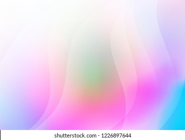 Light Multicolor, Rainbow vector cover with long lines. Blurred decorative design in simple style with lines. The pattern can be used for websites.