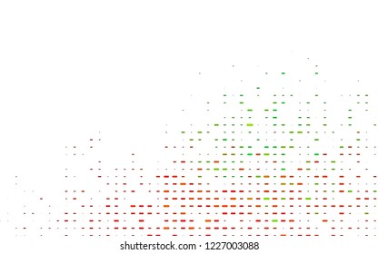 light Multicolor, Rainbow vector cover with long lines. Decorative shining illustration with lines on abstract template. The template can be used as a background.