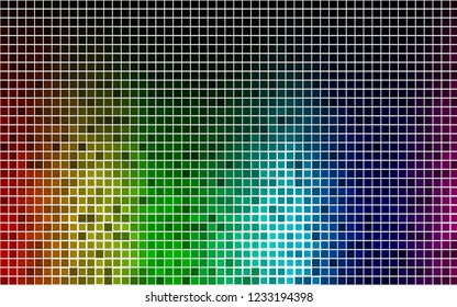Light Multicolor, Rainbow vector cover in polygonal style. Abstract gradient illustration with rectangles. Best design for your ad, poster, banner.