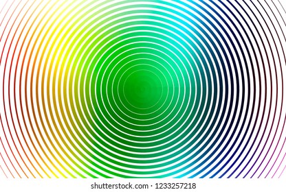 Light Multicolor, Rainbow vector cover with spots. Abstract illustration with colored bubbles in nature style. Design for posters, banners.