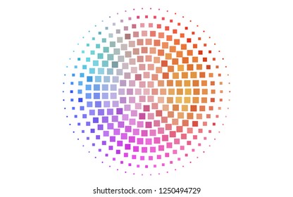 Light Multicolor, Rainbow vector cover in polygonal style. Modern abstract illustration with colorful rectangles. Smart design for your business advert.