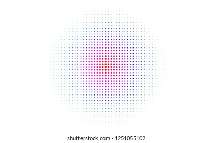 Light Multicolor, Rainbow vector cover with spots. Blurred bubbles on abstract background with colorful gradient. Template for your brand book.