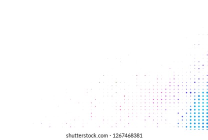 Light Multicolor, Rainbow vector cover with spots. Beautiful colored illustration with blurred circles in nature style. Design for business adverts.