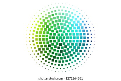 Light Multicolor, Rainbow vector cover in polygonal style. Abstract gradient illustration with rectangles. Pattern can be used for websites.
