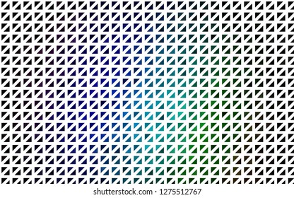 Light Multicolor, Rainbow vector cover in polygonal style. Beautiful illustration with triangles in nature style. Template for wallpapers.