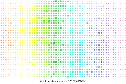 Light Multicolor, Rainbow vector cover in polygonal style. Rectangles on abstract background with colorful gradient. Best design for your ad, poster, banner.