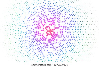 Light Multicolor, Rainbow vector cover in polygonal style. Decorative design in abstract style with rectangles. Pattern can be used for websites.