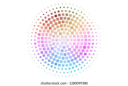 Light Multicolor, Rainbow vector cover in polygonal style. Beautiful illustration with rectangles and squares. Best design for your ad, poster, banner.