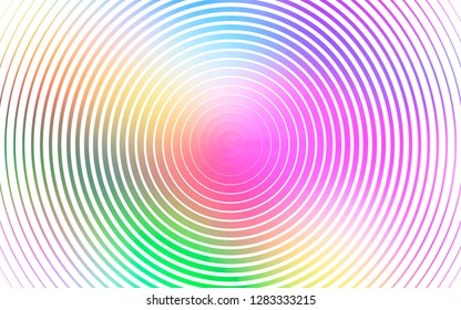 Light Multicolor, Rainbow vector cover with spots. Blurred decorative design in abstract style with bubbles. Design for posters, banners.