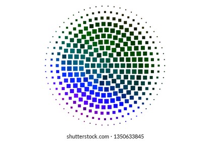 Light Multicolor, Rainbow vector cover in polygonal style. Decorative design in abstract style with rectangles. Pattern can be used for websites.