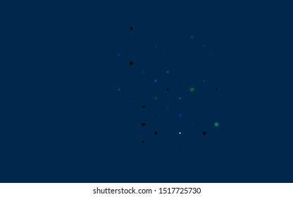 Light Multicolor, Rainbow vector cover with spots. Beautiful colored illustration with blurred circles in nature style. Pattern for ads, booklets.