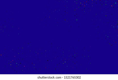 Light Multicolor, Rainbow vector cover with spots. Beautiful colored illustration with blurred circles in nature style. Pattern of water, rain drops.