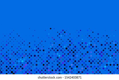 Light Multicolor, Rainbow vector cover with spots. Blurred decorative design in abstract style with bubbles. Pattern for beautiful websites.