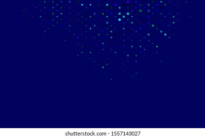 Light Multicolor, Rainbow vector cover with spots. Beautiful colored illustration with blurred circles in nature style. Template for your brand book.