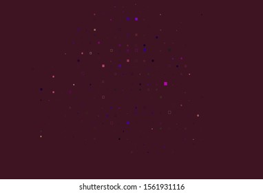 Light Multicolor, Rainbow vector cover with polygonal style. Modern abstract illustration with colorful rectangles. Modern template for your promotion.