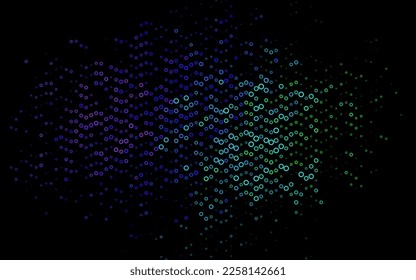 Light Multicolor, Rainbow vector cover with spots. Glitter abstract illustration with blurred drops of rain. Pattern for ads, booklets.