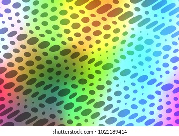Light Multicolor, Rainbow vector doodle blurred background. Creative illustration in blurred style with doodles and Zen tangles. The elegant pattern can be used as a part of a brand book.