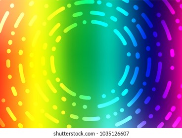 Light Multicolor, Rainbow vector doodle blurred background. Creative illustration in blurred style with doodles and Zen tangles. The textured pattern can be used for website.