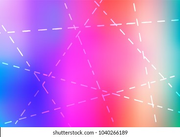 Light Multicolor, Rainbow vector doodle blurred template. A completely new color illustration in doodle style. The best blurred design for your business.