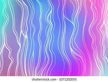 Light Multicolor, Rainbow vector doodle blurred texture. Shining colored illustration with doodles in Zen tangle style. Brand-new design for your business.