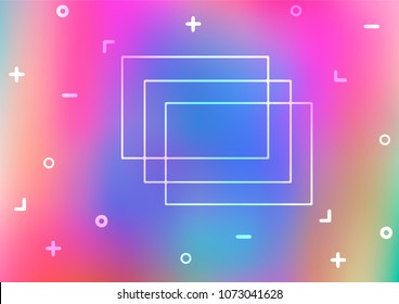 Light Multicolor, Rainbow vector doodle blurred texture. Colorful abstract illustration with lines in Asian style. The textured pattern can be used for website.