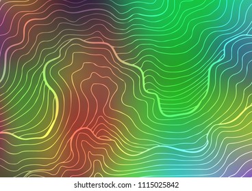 Light Multicolor, Rainbow vector doodle blurred template. Blurred decorative design in Indian style with Zen tangles. The doodle design can be used for your web site.