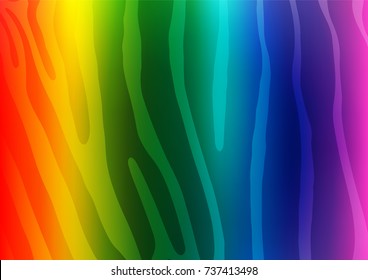 Light Multicolor, Rainbow vector doodle blurred texture. Modern geometrical abstract illustration with doodles. The completely new template can be used for your brand book.