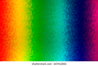 Light Multicolor, Rainbow vector geometric simple minimalistic background, which consist of triangles on white background. Triangular pattern with gradient for your business design. Light Multicolor, Rainbow vector geometric simple minimalistic background, which consist of triangles on white background. Triangular pattern with gradient for your business design.