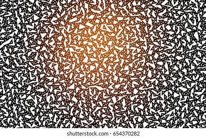 Light Multicolor, Rainbow vector geometric simple minimalistic background, which consist of triangles on white background. Triangular pattern with gradient for your business design. 