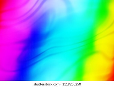 Light Multicolor, Rainbow vector glossy abstract background. A vague abstract illustration with gradient. The blurred design can be used for your web site.