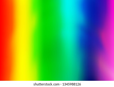 Light Multicolor, Rainbow vector glossy bokeh pattern. Colorful illustration in abstract style with gradient. The template for backgrounds of cell phones.